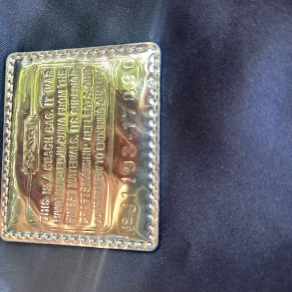 COACH Poppy Large Metallic Outline Signature Glam Tote~2011 $498 Style 17890 (No - Picture 5 of 8